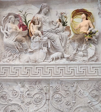 Ara Pacis Colored